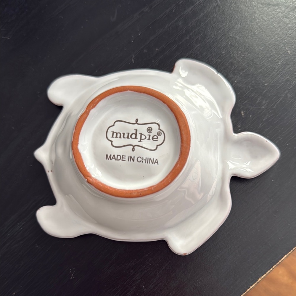 mudpie White Turtle-Shaped Ring Dish - Picture 3 of 5